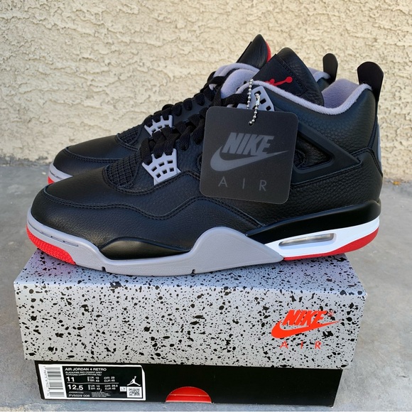 Nike Air Jordan 4 Retro Bred Reimagined Men’s sneakers - Picture 3 of 12